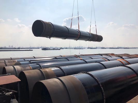 کیفیت  Custom LSAW Steel Pipe / Welded Carbon Steel Pipe For Underground Bunker کارخانه