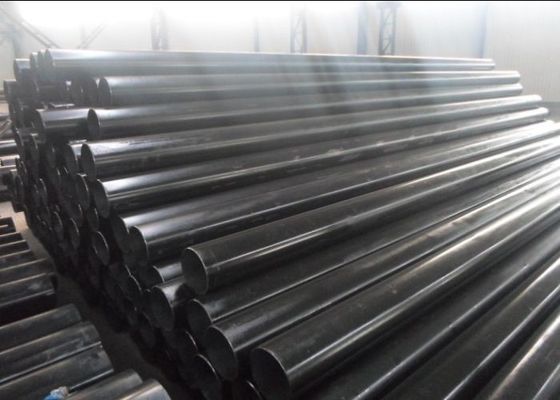 لوله فولادی گرد مشکی Q235b ERW ASTM A53 لوله فولادی کربنی جوش داده شده