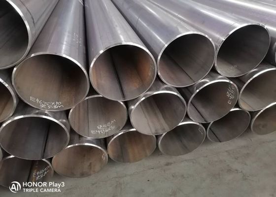 لوله آهنی مشکی گرد ERW فولادی ملایم 377 نورد گرم / سرد کشیده