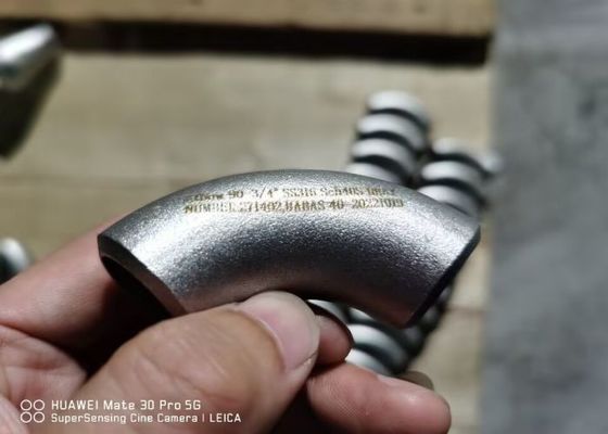 ASME B 16.9 لوله های فولادی 1/2 اینچ 48 اینچ با فشار بالا