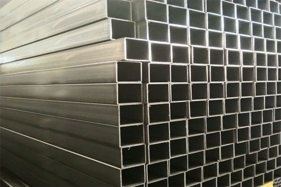 لوله فولادی مستطیلی گالوانیزه داغ 40x40 75x75 لوله مربع توخالی خانم