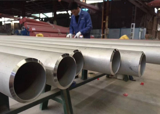 درجه 316 لوله از فولاد ضد زنگ با سطح NO.4 و ضخامت 0.3mm-150mm برای کاربردهای دمای بالا