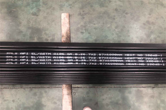دقت 0.2-100mm لوله فولادی بدون درز با پوشش لاک سیاه