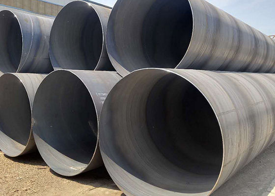 2540mm SSAW لوله فولادی با انتهای صاف غیر ثانویه 25.4mm دیوار
