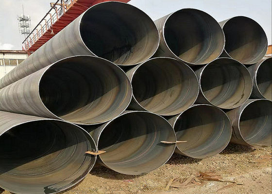10#20#45# درجه SSAW لوله فولادی جوش 219.1mm-2540mm قطر
