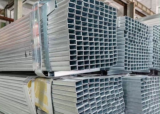 قطعات فولادی گالوانیزه پوشش داده شده با دقت لوله های حفره ای در ابعاد مختلف
