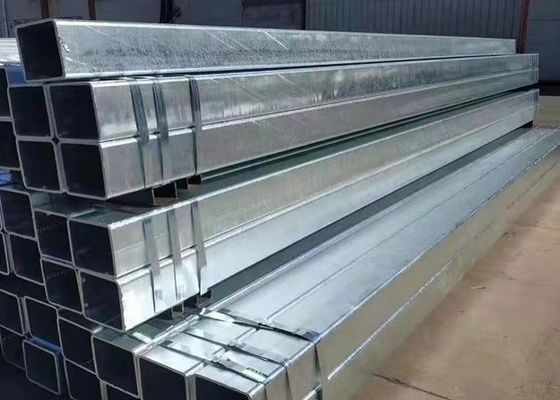 قطعات حفره ای فولاد گالوانیزه ASTM JIS استاندارد GB 1-12m طول 5-400mm قطر داخلی پروفایل های حفره ای
