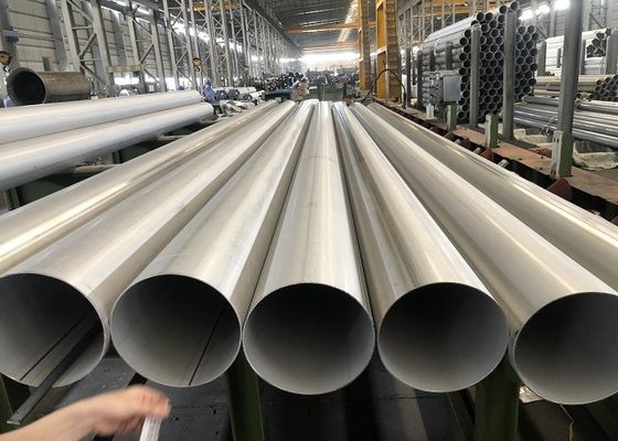 2B سطح پایان مقاومت در برابر دمای محصولات لوله ای فولاد ضد زنگ با درجه 304L