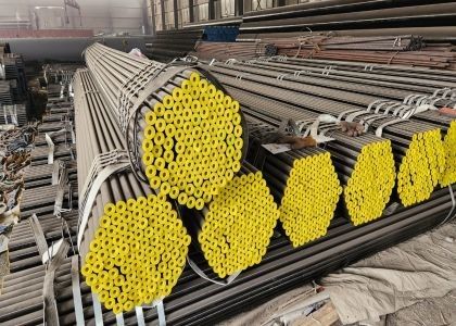 لوله بدون درز استاندارد ASTM A53 با خدمات رنگ آمیزی سیاه