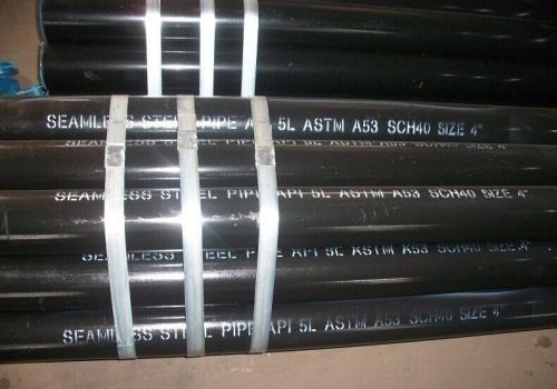 لوله فولادی ASTM A53 درجه B ERW با رنگ سیاه
