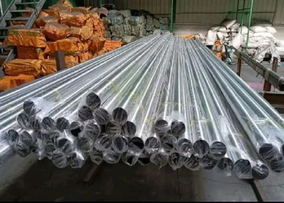 ± 1% تحمل لوله های گرد فولاد ضد زنگ 2mm-550mm قطر با مقاومت در برابر دمای
