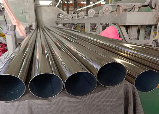 ASTM S31803 لوله های گرد فولاد ضد زنگ / لوله و لوله فولاد ضد زنگ