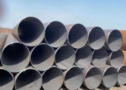 لوله فولادی LSAW مقاوم به فرسایش با گواهینامه API 5L با اپوکسی قیر زغال سنگ