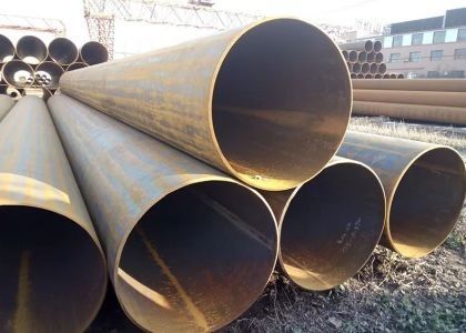 ASTM A252 جوشکاری لوله های طولانی انتقال نفت و گاز LSAW لوله های فولادی