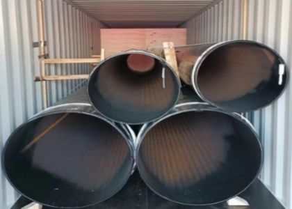 لوله فولادی LSAW ASTM A106 MS لوله فولادی کم کربن