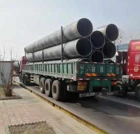 لوله فولادی صنعتی SSAW 10 20 45 درجه مطابق با SY / T5037 استاندارد SGS بازرسی شده است