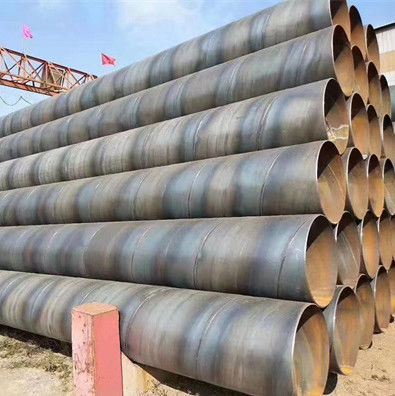 لوله فولادی SSAW با دیواره ضخیم با قطر بیرونی 219mm-3620mm محدوده ضخامت 0.068in-52in 10 20 45