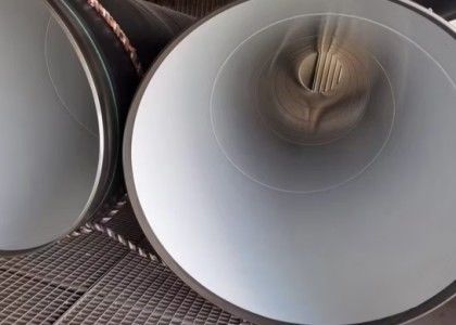 Q235 SSAW لوله فولادی 3PE پوشش داده شده برای پروژه های ساختمانی نفت