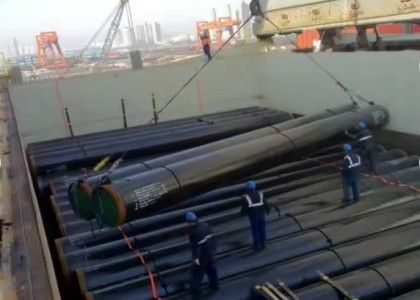 API 5L X42 - X70 PSL1 PSL2 Ssaw Spiral Carbon Steel Pipe لوله های انتقال