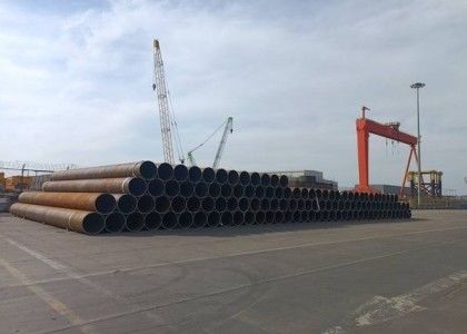 لوله فولادی جوشکاری قطر بزرگ آب گاز نفت 12m طول ASTM گواهینامه