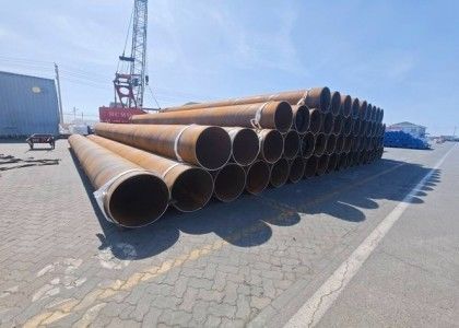 Q235 Q195 درجه A B 2235mm SSAW لوله های فولادی با 5mm-25.4mm دیوار
