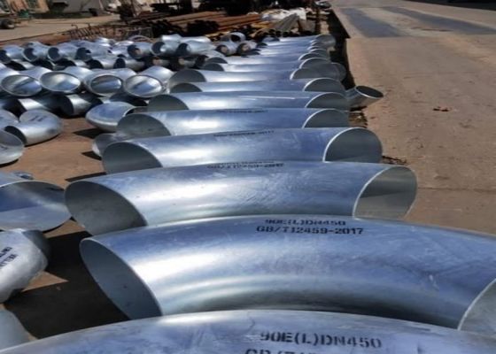 لوله های فولادی فولاد ضد زنگ ساخته شده با استاندارد ASME B16.9 و تکنیک خم کردن سرد