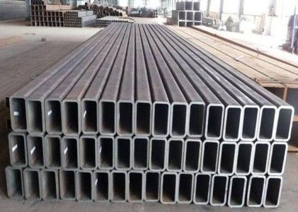 ASTM A500 قطعات سوراخ استیل مستطیل با سرویس پردازش Decoiling و سطح رنگ