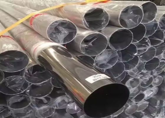 ASTM A554 لوله های فولاد ضد زنگ با 1/4 اینچ - 48 اینچ محدوده اندازه و 0.3mm-150mm ضخامت
