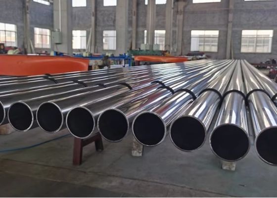 درجه 316 لوله از فولاد ضد زنگ با سطح NO.4 و ضخامت 0.3mm-150mm برای کاربردهای دمای بالا
