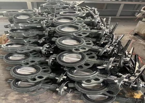 دریچه پروانه ای DIN با کار دستی برای خط لوله