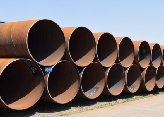 API 5L SSAW لوله فولادی 6M 12M برای ساخت و ساز و تحویل گاز نفت