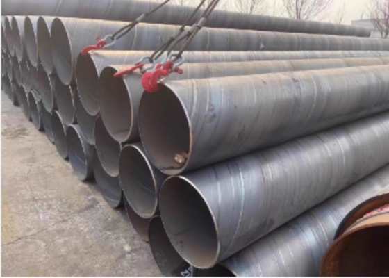 SSAW لوله فولادی 219.1mm-2540mm OD 5mm-25.4mm ضخامت دیوار