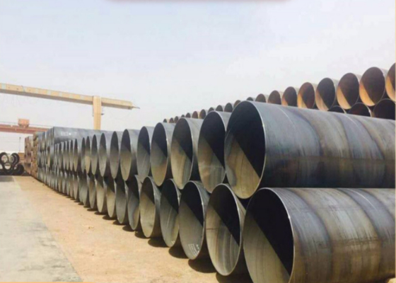 API 5L SSAW لوله فولادی 6M 12M برای ساخت و ساز و تحویل گاز نفت