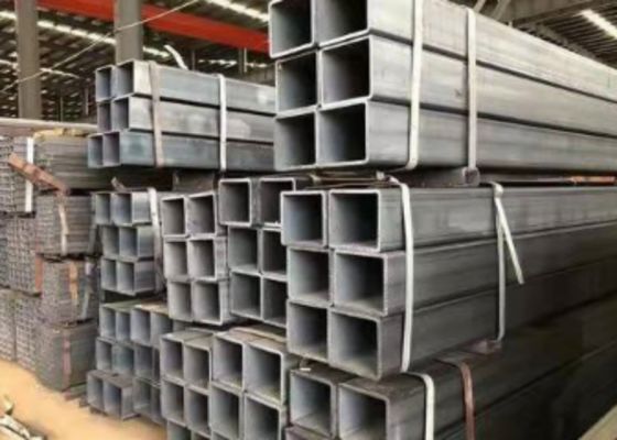 مقاطع فولادی توخالی ASTM A500 از 10x10mm تا 500x500mm با بازکردن کویل