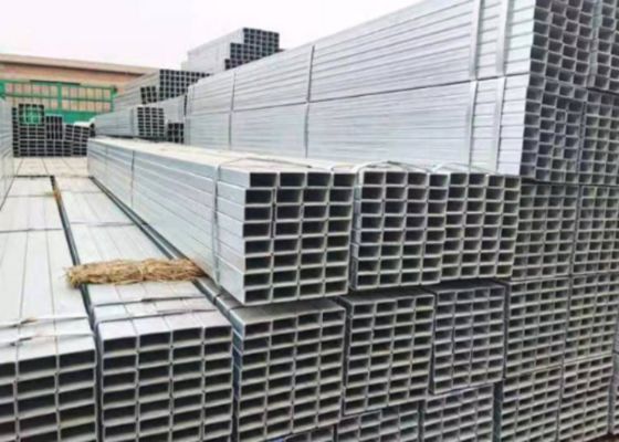 قطعات حفره ای فولادی ASTM A500 مربع مستطیل دور 10% تحمل