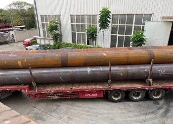 لوله فولادی LSAW استاندارد API 5L با پوشش اپوکسی قیر زغال سنگ و قطر خارجی 355.6 میلی متر تا 2320 میلی متر برای انتقال نفت، گاز و آب